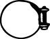 FONOS 81934 Clamp, exhaust system